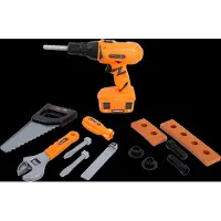 Junior home Tool Set With Drill - Multi/patterned - ONE SIZE
