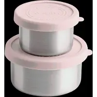AYA&IDA Snack Containers - Pink - 100+200ML
