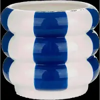 Balvi Ceramic Plant Pot Floats - Blue - H:14.5CM