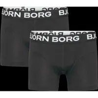 Björn Borg Cotton Stretch Boxer 2P - Black - 122-128