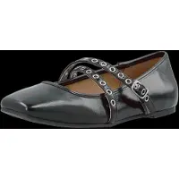Bianco Biarose Karré Cross Mary Jane Faux Leather - Black - 38