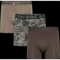 Björn Borg Bamboo Cotton Blend Boxer 3P - Khaki green - XL