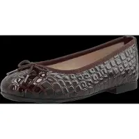 Bianco Biamadison Ballerina Croco Patent - Burgundy - 37