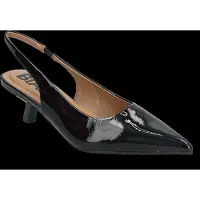 Bianco Biakristin Kitten Heel Slingback Patent - Black - 40