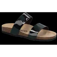 Bianco Biabetricia Twin Strap Sandal Patent Leather - Black - 37
