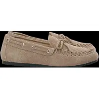 Bianco Biamarlene Moccassin Slipper Suede - Beige - 37