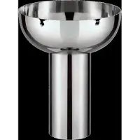 Blomus Vase - 21 Cm, Ø 17 Cm - Miyabi - Polished - Grey - L 17CM