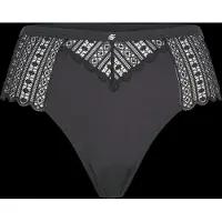 BOSS Hw Thong_Guipure - Black - S