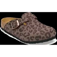 Birkenstock Boston Kids Bfbc Print Leo Mocca - Brown - 27