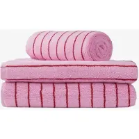 Bongusta Naram Bath Towels - Pink - 140X70CM