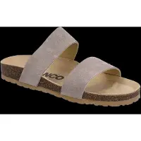 Bianco Biabetricia Twin Strap Sandal Suede - Beige - 36