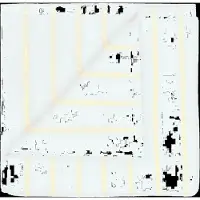 Blomus - Arto Pyyhe 100x50 cm Valkoinen/Keltainen