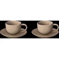 Blomus Set Of 2 Espresso Cups - 0, 6 L - Kumi - Fungi - Beige - Ø 11.5CM