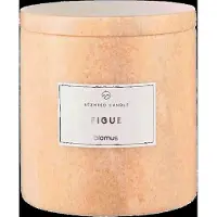 Blomus Scented Travertine Candle - 11 Cm, Ø 10 Cm - Frabli - Indian Tan - Pink - L 100CM