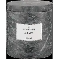 Blomus Scented Travertine Candle - 9 Cm, Ø 8 Cm - Frabli - Magnet - Grey - L 80CM