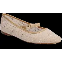 Bianco Fall Rhinestone Bow Ballerina #M - Beige - 41