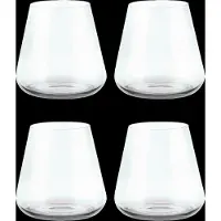 Blomus Set Of 4 Tumblers - 0,28 L Ø 6,5 Cm - Belo - Clear Glass - Nude - L 8.7CM