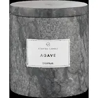Blomus Scented Travertine Candle - 11 Cm, Ø 10 Cm - Frabli - Magnet - Grey - L 100CM