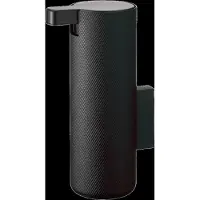 Blomus Wall-Mounted Soap Dispenser - Ø 5,55 Cm, 0,165 L - Modo Rof - Black - Black - Ø 5.5CM