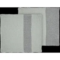 Blomus Set Of 2 Dishcloths - 25 X 25 Cm - Gano - Desert Sage - Green - 25X 25CM