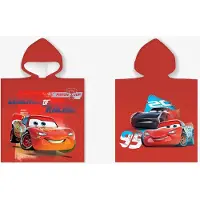 Biler Poncho Cars 799 - 50X100 Cm - Red - 50X100CM