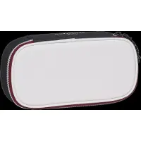 Beckmann Ovalt Pencil Case, Sport Junior, Navy White - Navy - ONE SIZE