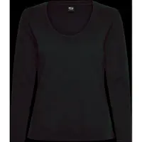 BOSS Waffle_Ls-Shirt Cn - Black - XS