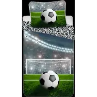 BrandMac Bed Linen Nb 2003 Football - 140X200, 70X90 Cm - Multi/patterned - 140X200.70X90CM