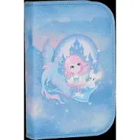 Beckmann Single Section Pencil Case W/Content, Fairytale - Blue - ONE SIZE