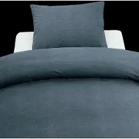 Borganäs of Sweden 2-Dels Set Washed Marinblå - Navy - 1ST 150X210CM