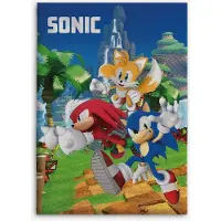 Sonic Fleece - Son 023 - Multi/patterned - 100X140CM