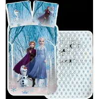 Licens Bed Linen Junior Frozen 4899 - 100X140, 40X45 Cm - Blue - 100X140.40X45CM