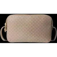 Calvin Klein Emblem Aop Elongated Camera Bag - Beige - ONE SIZE