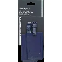 Samsonite Rectangle Luggage Tag X2 - Navy - ONE SIZE