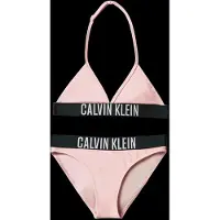 Calvin Klein Triangle Bikini Set - Pink - 128-140