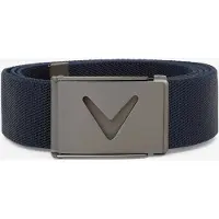 Callaway Mens V-Logo Web Belt - Black - ONE SIZE