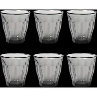 Duralex - Picardie Juomalasi 25 cl 6 kpl Harmaa