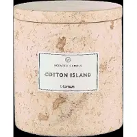 Blomus Scented Travertine Candle - 11 Cm, Ø 10 Cm - Frabli - Travertine - Beige - L 100CM