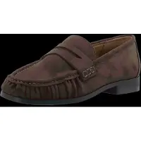 Bianco Biacarma Penny Loafer Faux Suede - Brown - 39