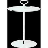 Blomus Outdoor Side Table - 58 Cm, Ø 42 Cm - Porter - White - White - Ø 42CM
