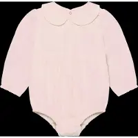 En fant Romper Ls Dobby - Cream - 80