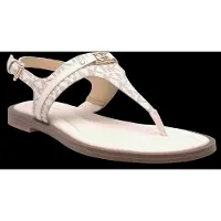 Michael Kors Mandy Thong Sandal - Cream - 38.5