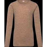 CeLaVi Blouse Ls - Solid - Brown - 90