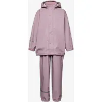 CeLaVi Basic Rainwear Set -Solid Pu - Pink - 98-104