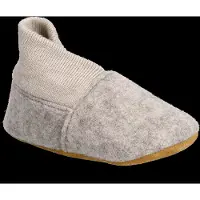 En fant Wool Slippers W. Rib - Beige - 21\22