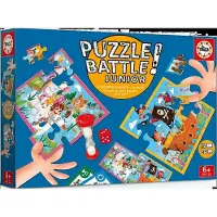 Educa Puzzle Battle Junior - Animals - Multi/patterned - ONE SIZE