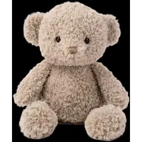 Teddykompaniet Retro Pals Nalle Iso Greige Greige One Size Harmaa One Size Pojat, Tytöt