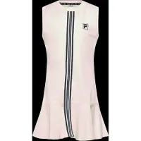 FILA Pratolino Regular Heritage Tape Sleeveless Dress - Cream - 98-104
