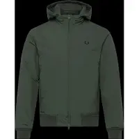 Fred perry Hooded Brentham Jkt - Green - XXL