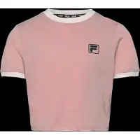 FILA Pratolino Cropped Ringer T-Shirt - Pink - 86-92